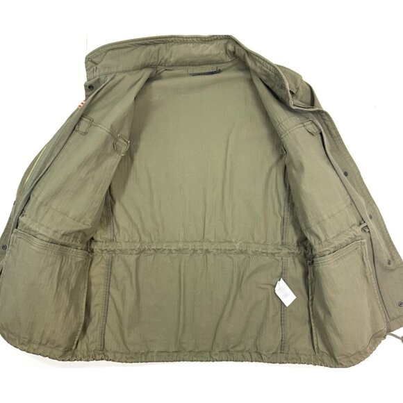 Polo Ralph Lauren Mens M65 Military Field Jacket Size Medium Talon Zipper Green - Picture 3 of 15